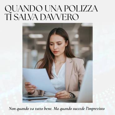Quando una polizza ti salva davvero